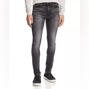 Frame Jagger True Skinny in Hubbel St faded dark gray wash